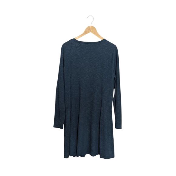 Toad and Co Windmere Long Sleeve Dress Teal Blue Womens X-Large Scoop Neck Gorp - Picture 2 of 4